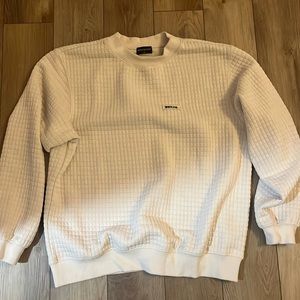 White Fox Cream Crewneck - Size S/M